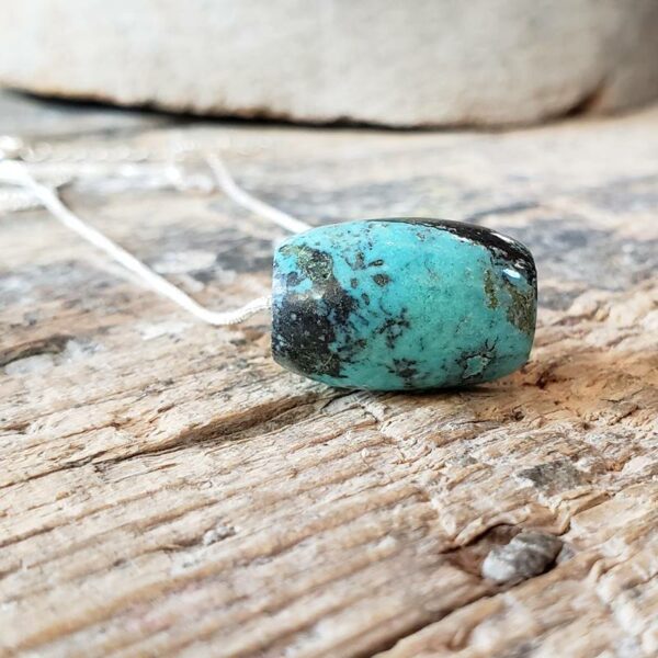 Collier turquoise véritable STUPA