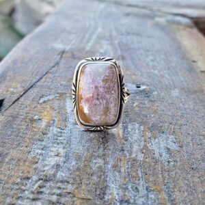 Bague en jaspe orbiculaire ROSE