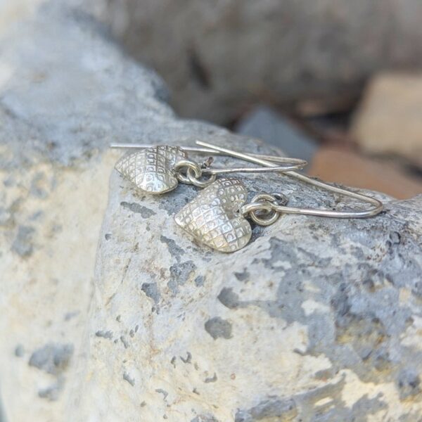 Boucles d'oreilles en argent COEUR