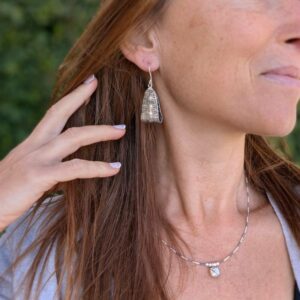Boucles d'oreilles en argent massif ethniques