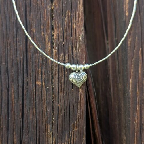 Collier en argent COEUR