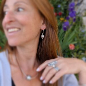 Créoles argent artisanales TERRE DU SIAM