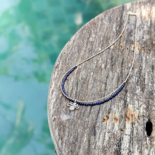Collier en lapis lazuli Koh Samui