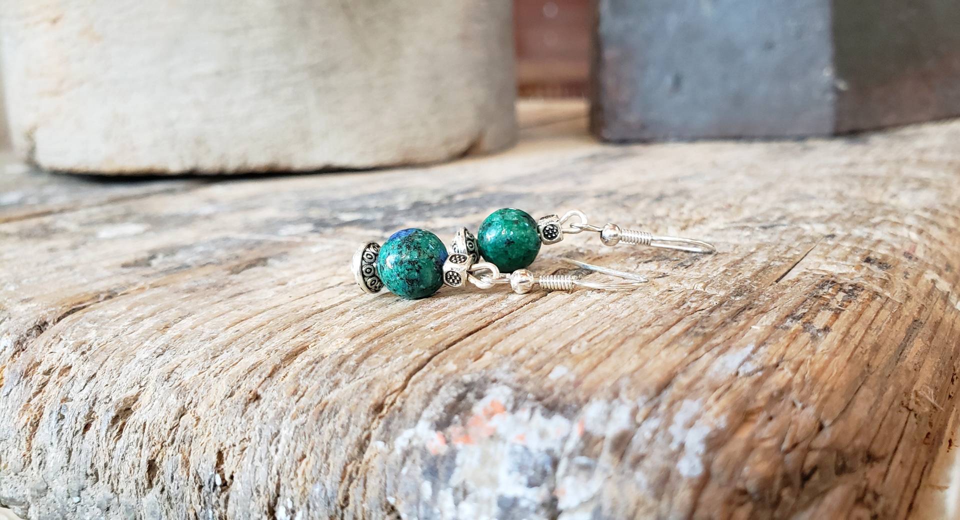 Boucles d'oreilles en pierres naturelles