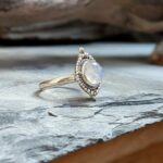 Bague pierre de lune argent