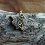 Boucles d'oreilles grenat BOHÈME