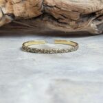 Bracelet jonc texturé DUNE