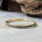 Bracelet jonc texturé DUNE