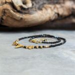 Collier en onyx noir facetté PRINCESS