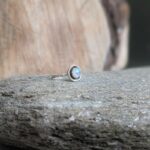 Bague artisanale pierre de lune argent ARYA