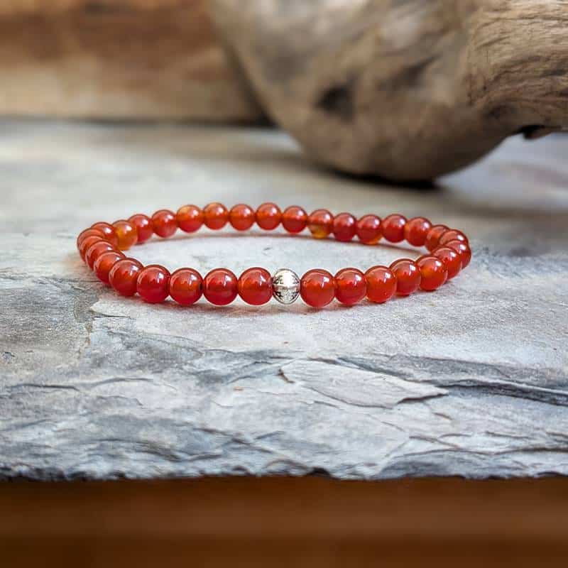 Bracelet en cornaline Bracelet en cornaline