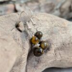 Boucles d'oreilles oeil de tigre KATMANDOU