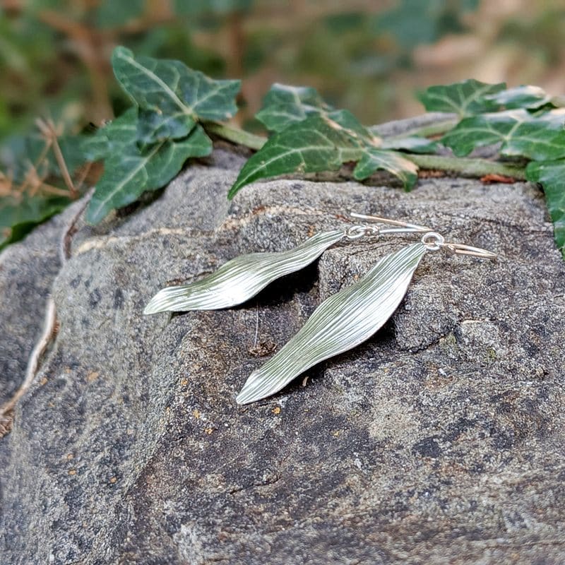 Boucles d'oreilles pendantes longues argent massif KAREN Boucles d'oreilles pendantes longues argent massif KAREN