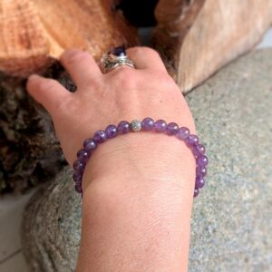 Bracelet en améthyste LOTUS