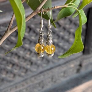 Boucles d'oreilles en citrine MANDALAY